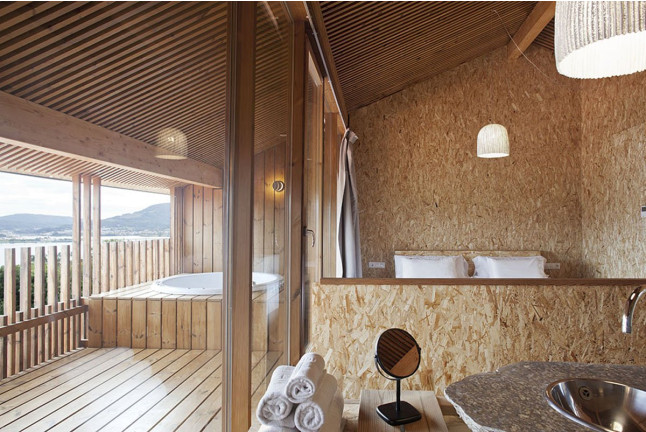 Escapada con Jacuzzi en Cabañitas del Bosque: Pallales de Albeida (Outes, A Coruña) - De domingo a jueves