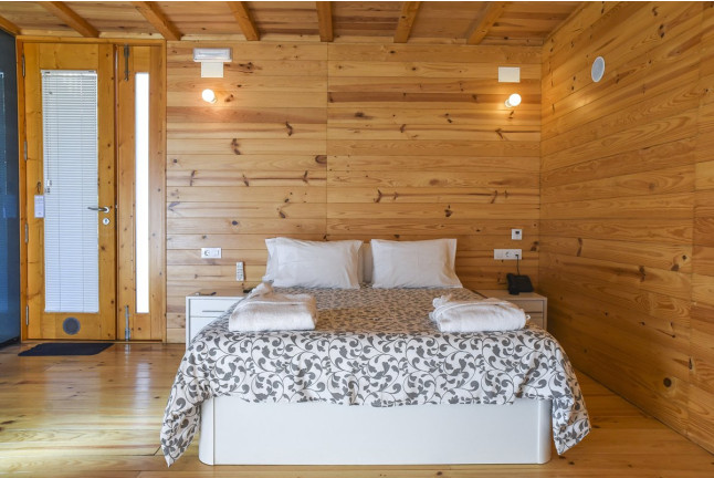 Escapada con Jacuzzi en Cabañitas del Bosque: Cabanas do Barranco (Outes, A Coruña) - De domingo a jueves