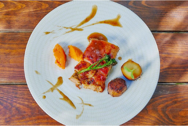 Comida para dos en Restaurante Can Balcells del Hotel Arrey Alella 4* (Alella, Barcelona)