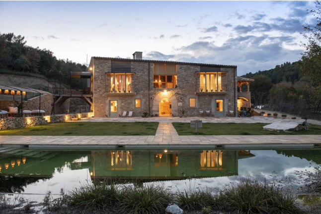 Spa Privado para dos en Ecoturisme Can Buch (Sant Aniol de Finestres, Girona)