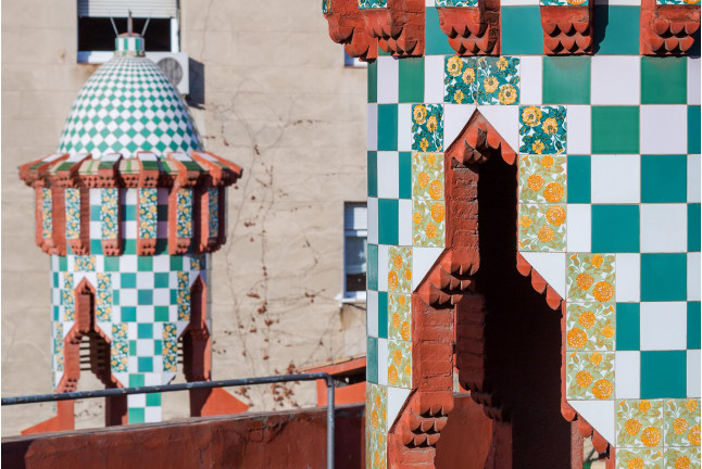 Entrada a la Casa Vicens (Barcelona)