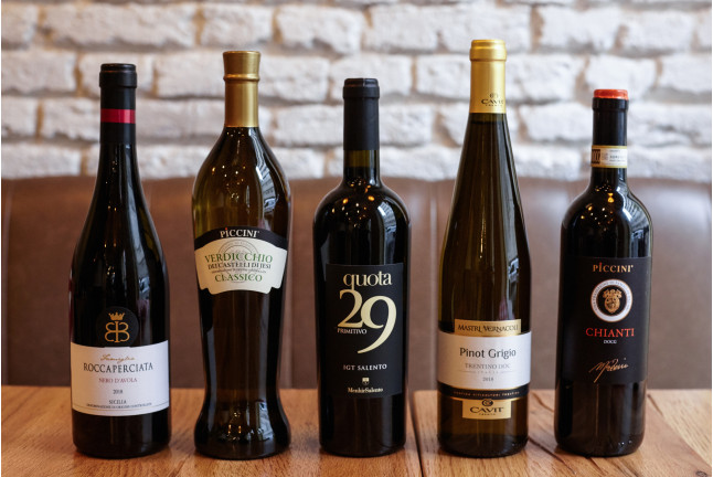 Cata de Vinos y Quesos Italianos para dos en Just Italia (Madrid)