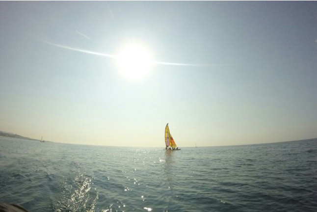 Navegación en Catamarán Hobie Cat para dos (Montgat, Barcelona)