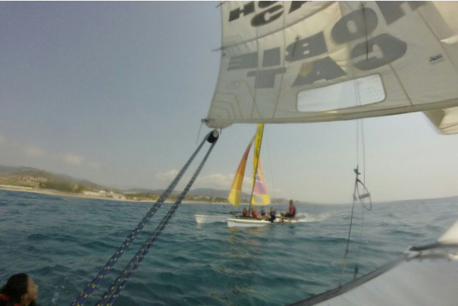 Navegación en Catamarán Hobie Cat para dos (Montgat, Barcelona)