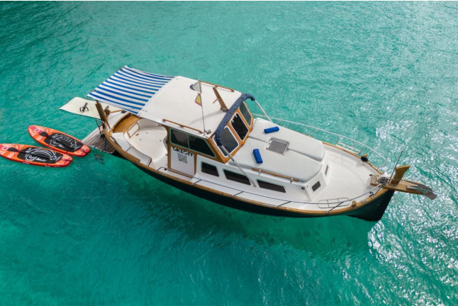 Salida Privada en Barco para dos: Classic Boat Tour (Portmany, Ibiza)
