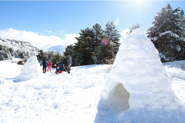 Construcción de Iglús (Formigal, Huesca)