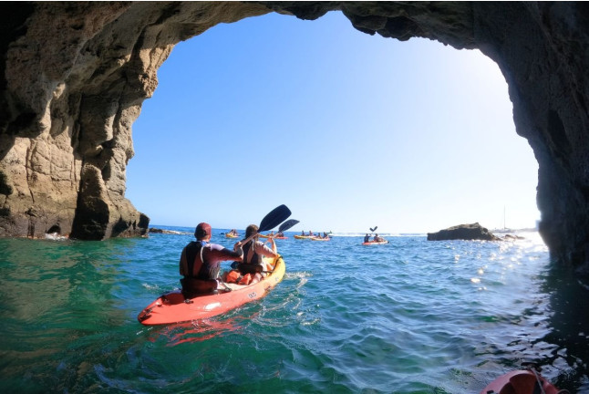 Kayak y Snorkel en las Cuevas de Mogán (Gran Canaria)