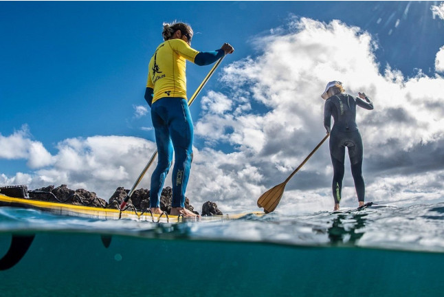 Curso de Paddle Surf con Fotos (Lanzarote)