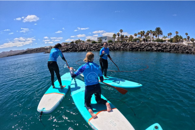 Curso de Paddle Surf con Fotos (Lanzarote)