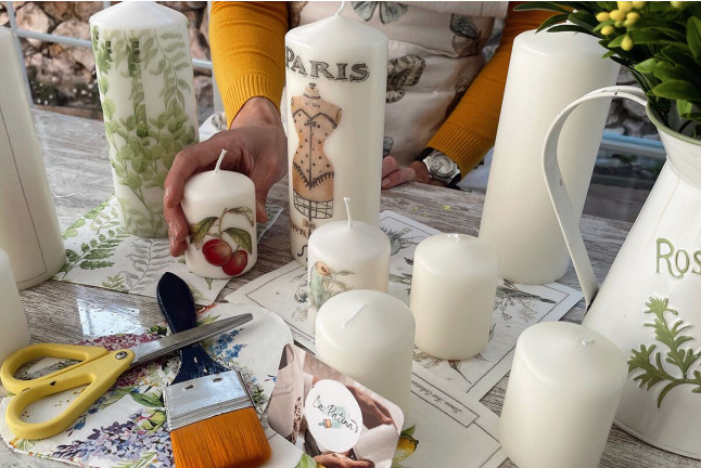 Curso DIY de Lata Vintage o Decoración de Velas (Alcobendas, Madrid)