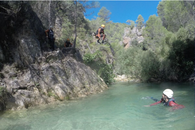 Descenso de Barrancos (Yeste, Albacete)