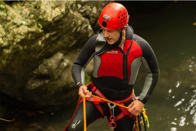 Descenso de Barrancos de Iniciación para dos en el Río Serandí (Proaza, Asturias)