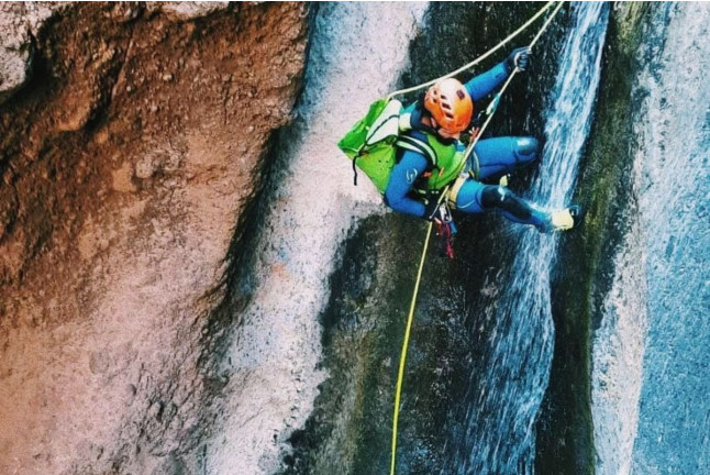Descenso en Barranco Acuático (Tenerife)