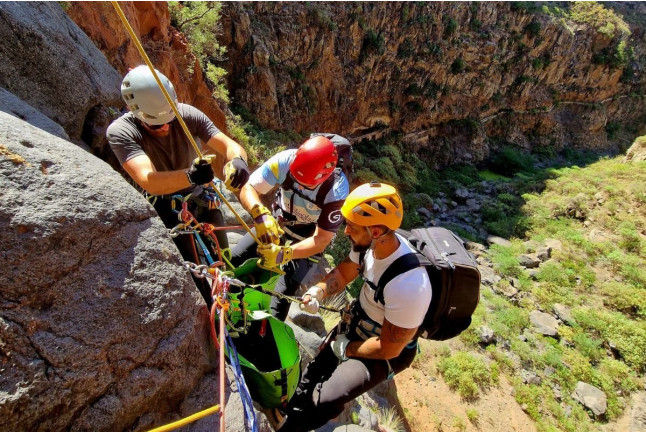 Descenso en Barranco Acuático (Tenerife)