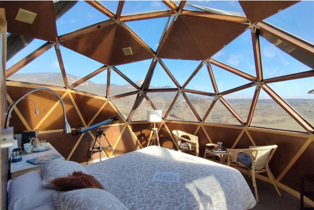 Escapada en Domo con Cena Pícnic y Telescopio en Mirador de Pideago (Huesca)