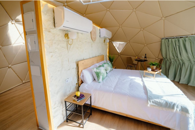 Escapada en Domo Geodésico Premium en El Refugio del Indio (Archidona, Málaga)