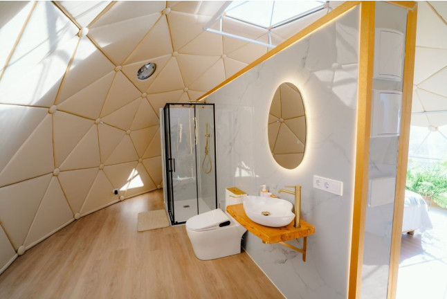 Escapada en Domo Geodésico Premium en El Refugio del Indio (Archidona, Málaga)