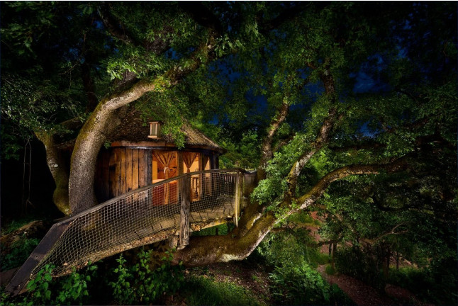 Dormir en una Cabaña en el Árbol: Una Noche en la Cabaña Roble (Villanueva de Arce, Navarra)