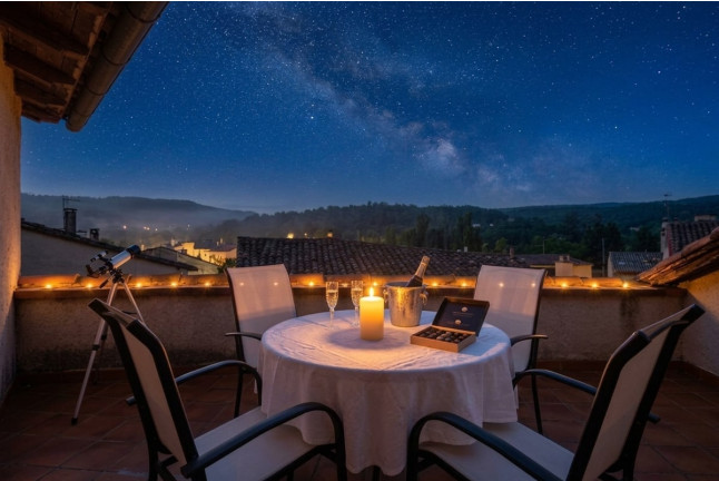 Escapada con Desayuno en El Ático del Astrónomo (San Martín del Castañar, Salamanca)