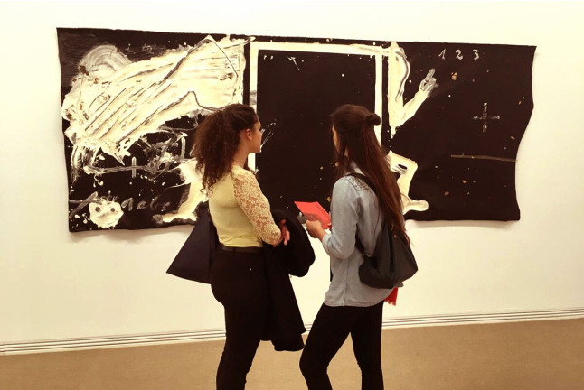 Entrada a la Fundació Antoni Tàpies (Barcelona)