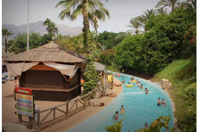 Entrada a Aqualandia (Benidorm, Alicante)