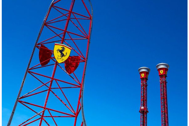 Entrada a Ferrari Land (Tarragona)