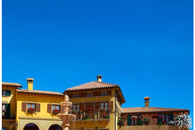 Entrada a Ferrari Land (Tarragona)