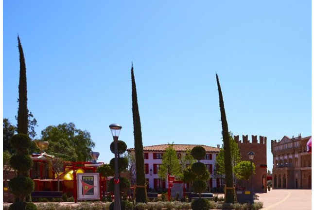 Entrada a Ferrari Land (Tarragona)