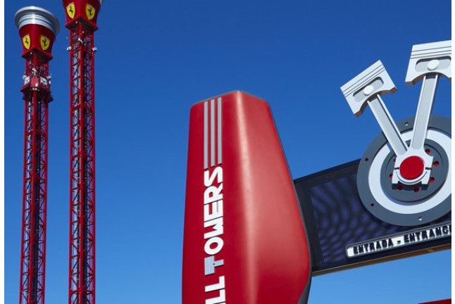 Entrada a Ferrari Land (Tarragona)