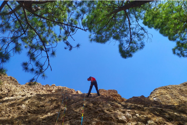 Escalada al Atardecer con Snack y Fotos (Presa de Los Hornos, Gran Canaria)