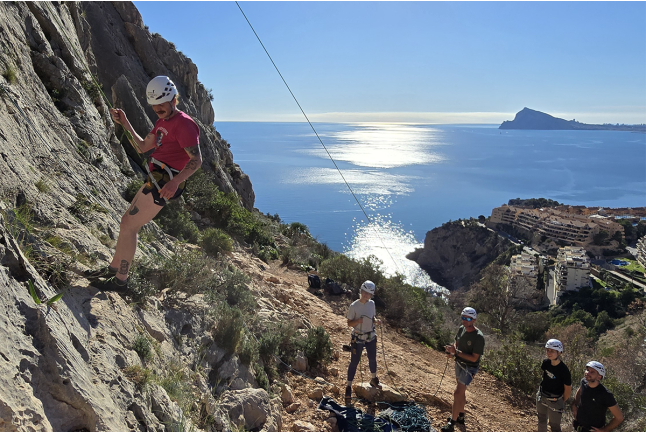 Bautismo de Escalada con Fotos en Altea o Elda (Alicante)