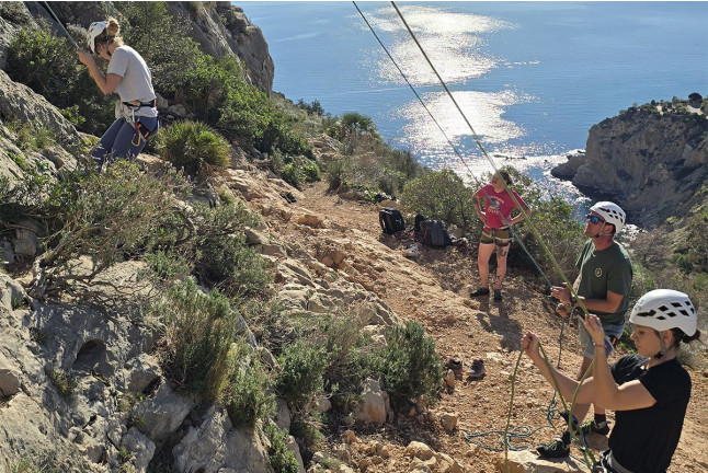Bautismo de Escalada con Fotos en Altea o Elda (Alicante)