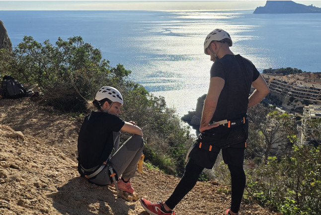 Bautismo de Escalada con Fotos en Altea o Elda (Alicante)