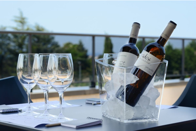 Escapada en Apartamentos Lanceata y Visita Guiada Gourmet a Bodega Adega Dos Eidos para dos (Sanxenxo, Pontevedra)