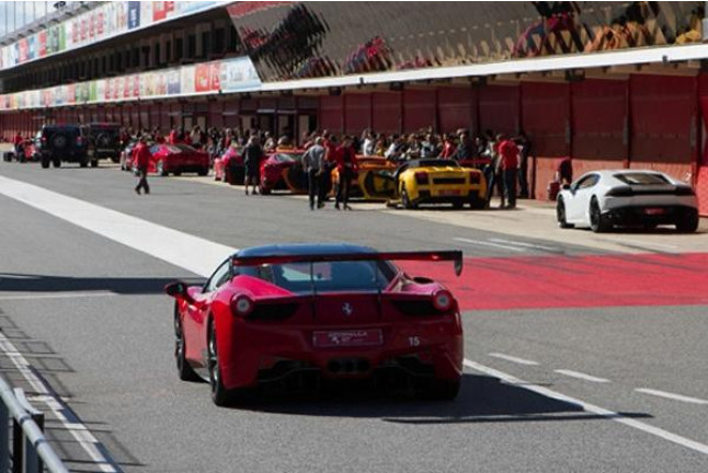 Escapada en Habitación Superior con Bañera Hidromasaje en Hacienda Mendoza  y Conducir un Ferrari (Málaga)