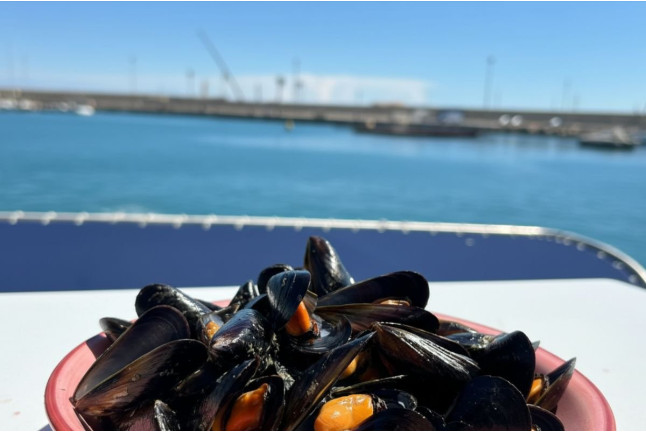 Excursión en Catamarán a Cova Tallada con Degustación de Mejillón y Vino (Dénia, Alicante)