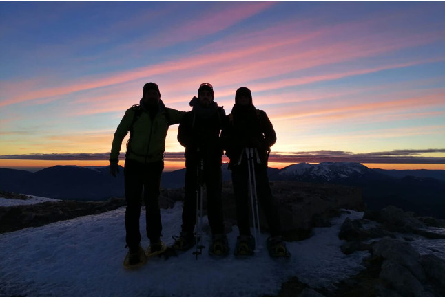Excursión Nocturna en Raquetas de Nieve (La Molina, Girona)