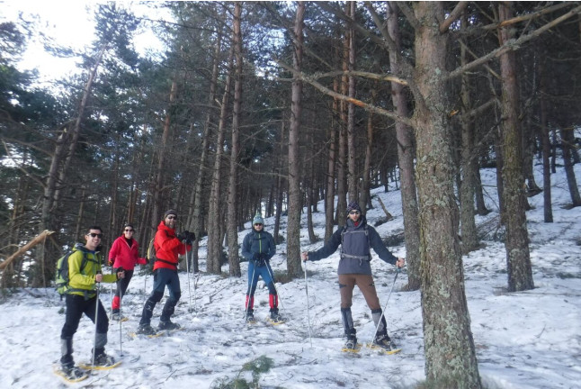 Excursión en Raquetas de Nieve y Fotos (León)