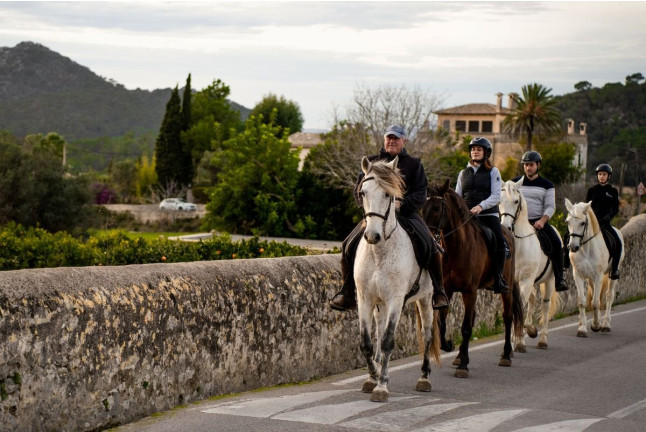 Excursión a Caballo por el Valle de Randa con Fotos y Vídeo (Algaida, Mallorca)