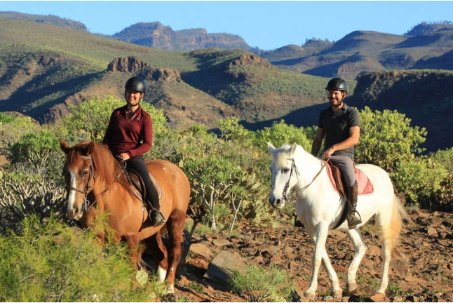 Paseo a Caballo al Atardecer (El Salobre, Gran Canaria)