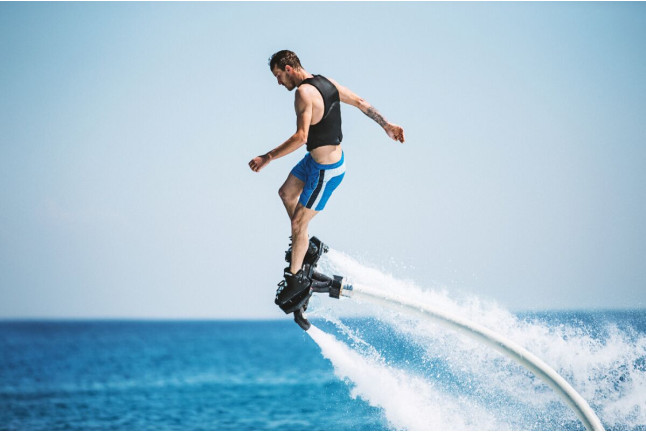 Flyboard en el Pantano de San Juan (San Martín de Valdeiglesias, Madrid)