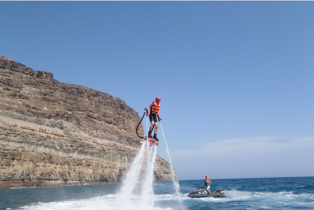 Flyboard en Playa de Taurito y Playa de Mogán (Gran Canaria)