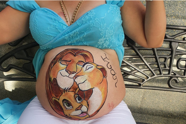 Sesión Fotográfica para Embarazadas y Bellypaint (Madrid)