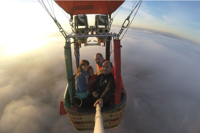 Vuelo en Globo con Fotos, Almuerzo y Cava (Badajoz)