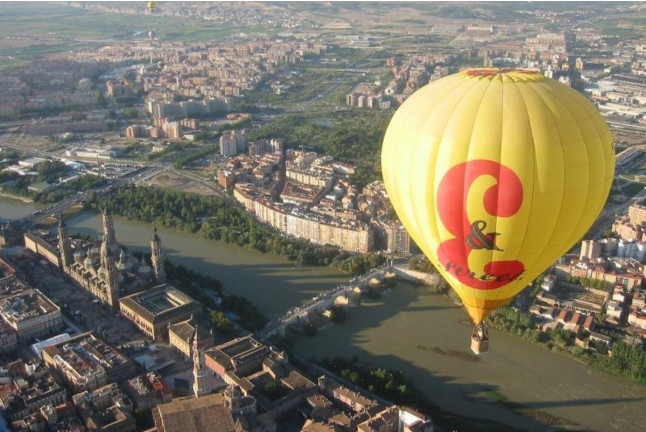Vuelo en Globo con Fotos y Vídeo (Zaragoza)