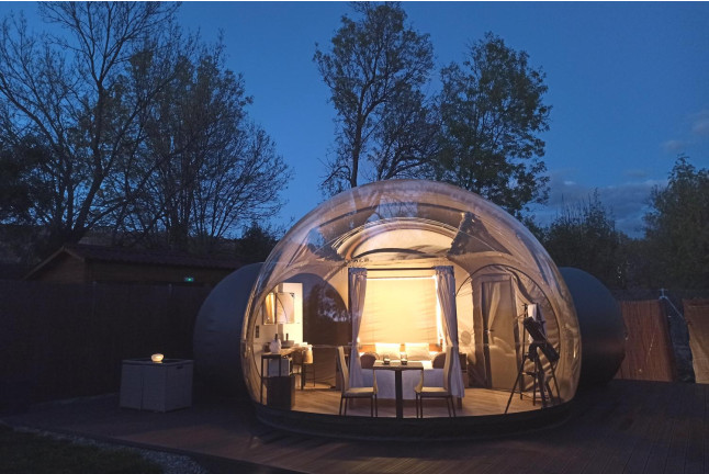 Escapada en Habitación Bubble con Desayuno en Gredos Estelar (Navatalgordo, Ávila)