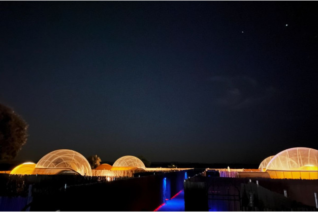 Escapada en Bubble con Cena en Tinaja en Zielo Las Beatas (Villahermosa, Ciudad Real)