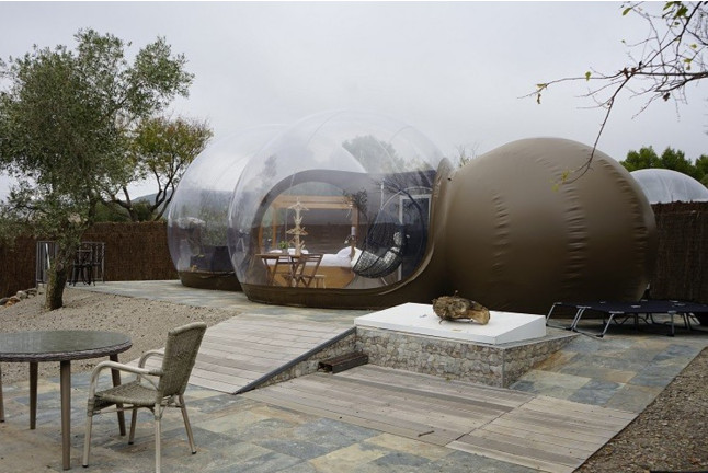 Escapada en Bubble VIP Hidro con Bañera de Hidromasaje y Desayuno en Zielo de Levante (Tírig, Castellón)