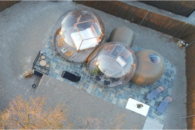 Escapada en Bubble VIP Hidro con Bañera de Hidromasaje y Desayuno en Zielo de Levante (Tírig, Castellón)