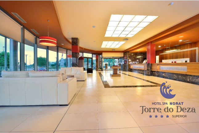 Circuito Spa, Masaje y Comida o Cena para dos en Hotel Spa Norat Torre do Deza 4* Superior (Pontevedra)